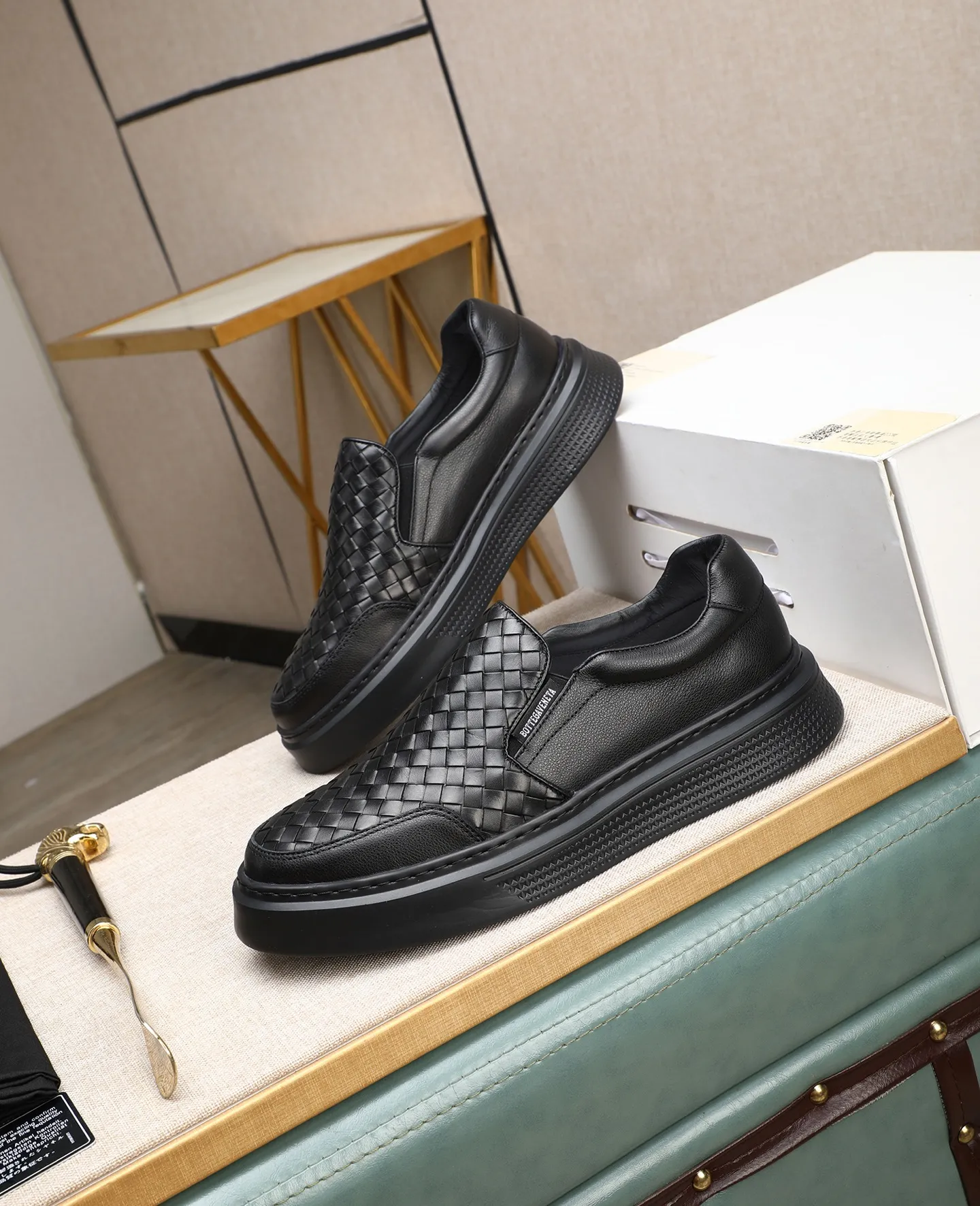 Men's shoes 💰500 [Botte* Venetta (BV)] Official website synchronized, high-end quality! 38-45